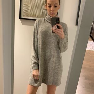 H&M gray sweater dress